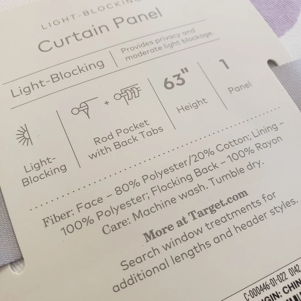 NWT! Curtain Panel Set